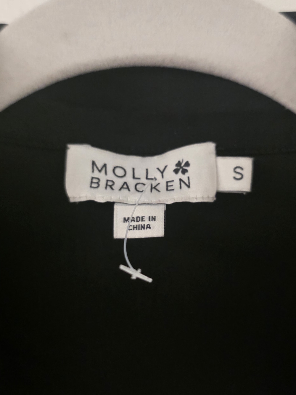 🔥Molly Bracken Black Button-Down Shirt Small - Picture 3 of 7